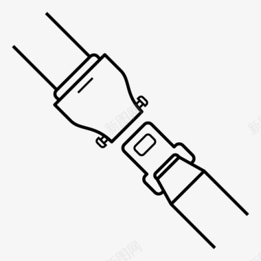 安全带详情页飞机安全带飞机乘客图标图标