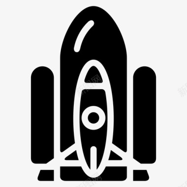 卡通飞船火箭火箭美国宇航局飞船图标图标