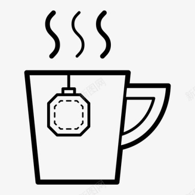 夏日饮料茶饮料热茶图标图标
