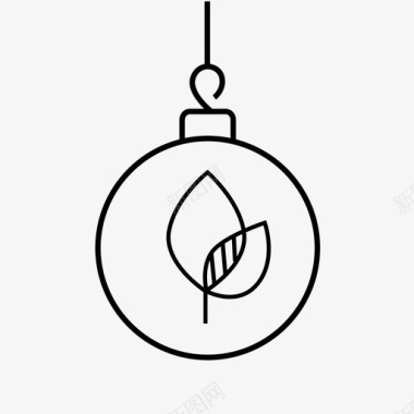 采购产品叶子装饰品叶子装饰咖啡师圣诞节图标图标