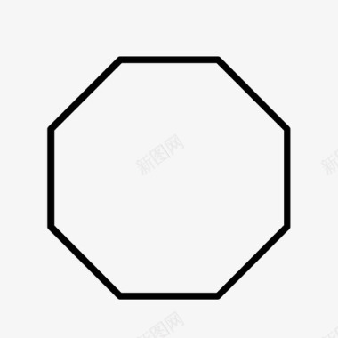 几何形状八角形几何几何形状图标图标