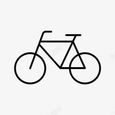 自行车自行车交通工具车辆图标图标