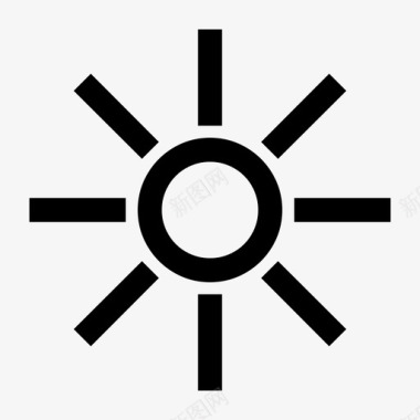 雪域精粹太阳白天天气预报图标图标
