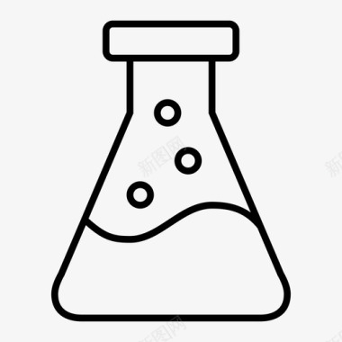 瓷制品锥形烧瓶化学制品锥形瓶图标图标