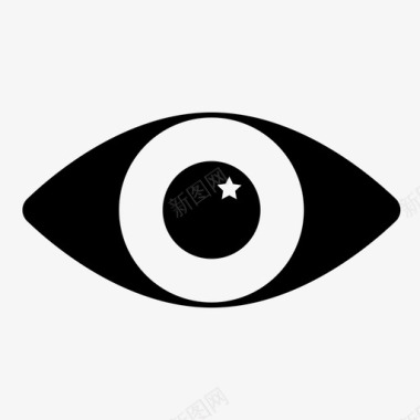 瞳孔星星在眼睛里眼睛里瞳孔里图标图标