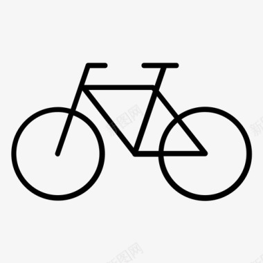 自行车骑车人骑行图标图标