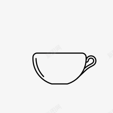 马克杯咖啡厅一杯咖啡图标图标