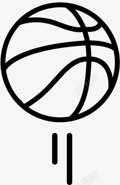 运动球类篮球爱好运动图标图标