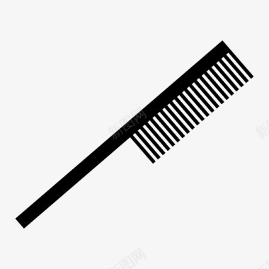 梳子梳头发型图标图标