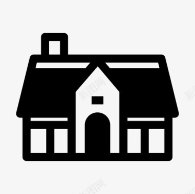 房屋设计房产房屋住宅图标图标