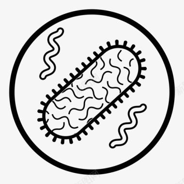 细胞细菌图片细菌微生物培养皿图标图标