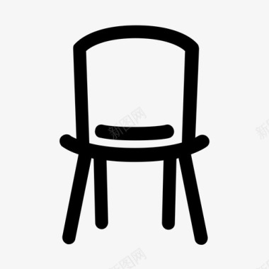 椅子椅子办公椅餐椅图标图标