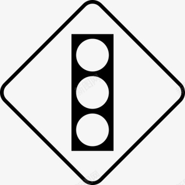 道路施工标志红绿灯道路标志图标图标