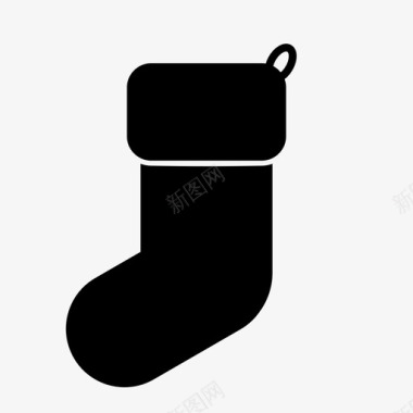 袜子圣诞节礼物图标图标