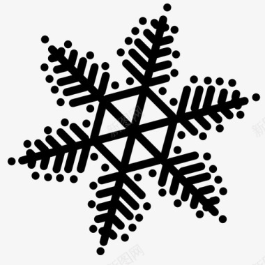 雪花啤酒标志雪花圣诞节冬天图标图标