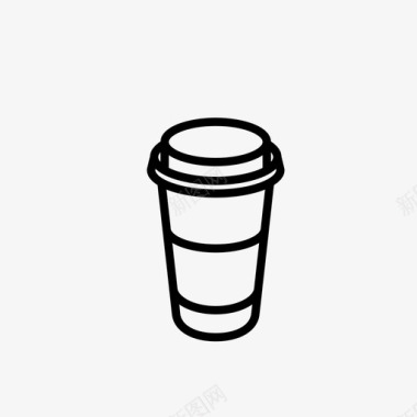 咖啡带走杯子图标图标