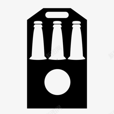 啤酒啤酒包6瓶梅干啤酒图标图标