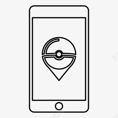 海胆球pokemongo球游戏图标图标