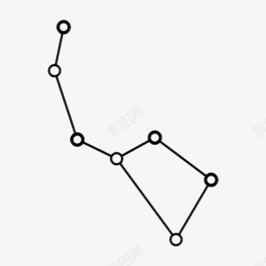 公路图案星座天空太空图标图标