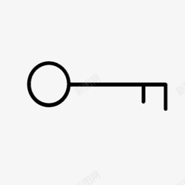 入口标识钥匙入口门图标图标