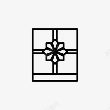 圣诞礼物圣诞礼物盒子礼物图标图标