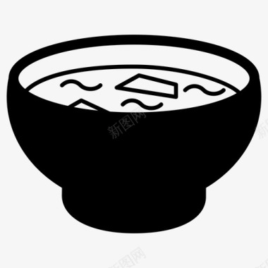 一碗汤安慰食物图标图标