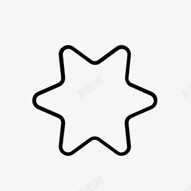 几何形状星星几何几何形状图标图标
