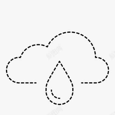 雨雨云云天空图标图标