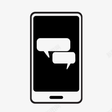 对话手机短信图标图标