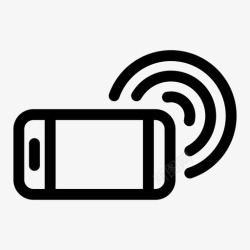 NFC近场通信近场通信移动nfc图标高清图片