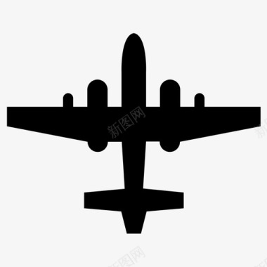 飞机轰炸机喷气式飞机图标图标