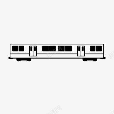 公交地铁标识铁路车辆捷运轨道交通图标图标
