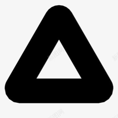 道路三角形道路标志图标图标