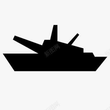 船战斗军事图标图标