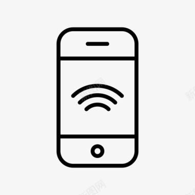 简单网页模板wifi通讯设备图标图标