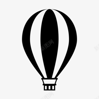 热气球热气球气球游乐园图标图标
