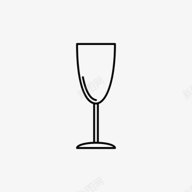 酒杯空杯红酒图标图标