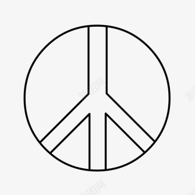 圆形火焰图标和平戒指圆形图标图标