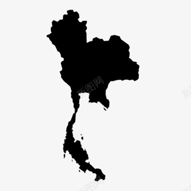 世界地图png泰国亚洲国家图标图标
