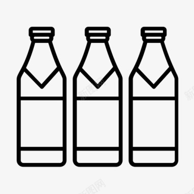 泰山啤酒标志啤酒酒精啤酒瓶图标图标