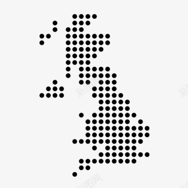 英国地图世界地图点图标图标