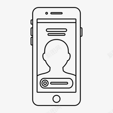 屏幕海报iphone通话手机屏幕图标图标