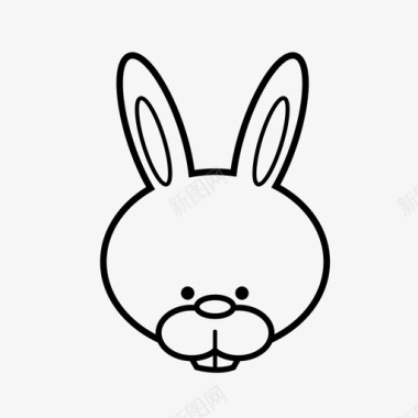 兔子宝贝可爱图标图标