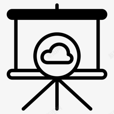 云演示云事件云会话图标图标