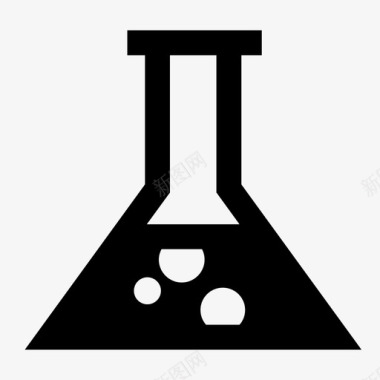 试管烧杯化学图标图标