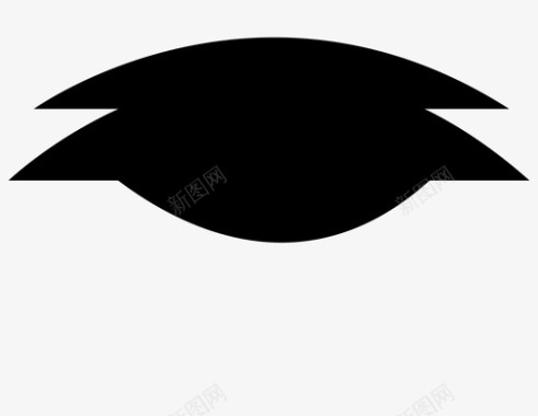 黑眼圈黑眼圈睫毛眼睑梅森图标图标