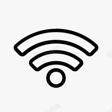 矢量信号wifi互联网信号图标图标