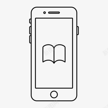 显示屏苹果iphone应用程序ibooks图标图标