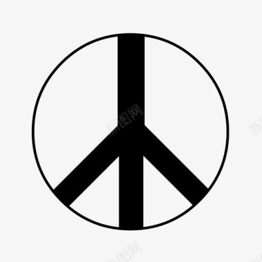 圆形火焰图标和平戒指圆形图标图标