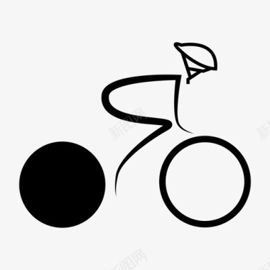 赛车手自行车自行车赛车手图标图标